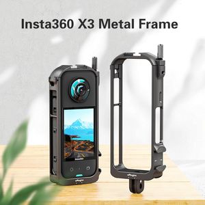Sports Action Video Cameras For Insta360 X3 Metal Rabbit Cage X 3 camera Protective Expansion Frame Accessories 230706