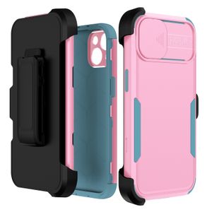 Custodie scorrevoli per fotocamera Defender Rugged per iPhone 13 Pro Max Samsung Galaxy A13 A33 5G Cover protettiva antiurto completa con clip da cintura