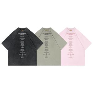 メンズ Tシャツ レタープリント Tシャツ Surmmer 男性女性ラウンドネック半袖 Tシャツカップル Tシャツ