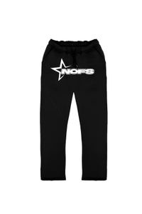 Mens Tracksuits vendendo explosões NOFS padrão impresso calças homens Y2K punk Harajuku gótico hiphop wideleg calças finas street wear i2