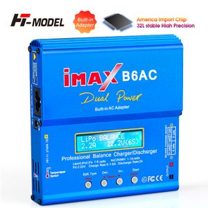 Delar Tillbehör HTRC iMAX B6AC 80W 6A Lipo Laddare Balanserare För Nimh Nicd Lipo LiFe Liion Pb Batteri LCD Skärm Display RC Laddare Urladdning 230705