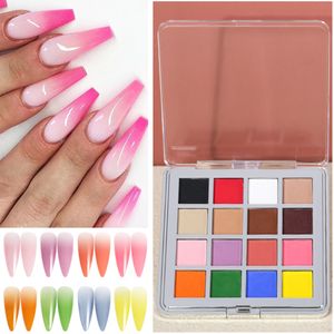 Nagelglitzer, Farbverlauf, Nagelglitzerpulver, fluoreszierendes Neonpigment-Set, Reibstaub, Ombre-Nageldesign, professionelles Maniküre-Zubehör, NTJBF 230705