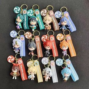 Anime game keychain, high-quality cartoon keychain, cute little gift for boys and girls