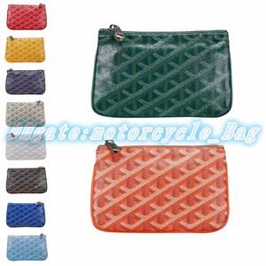 Luxuriöse Designer-Kartenhalter, 14 Farben, Spiegelqualität, Münzgeldbörsen, Mode, Damen-Reißverschluss, echtes Leder mit Originalverpackung, Geldbörse, Herren, Banknoten, Schlüsseltaschen, Mini-Geldbörse