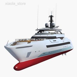 Model Set Luxary Yacht Galactica Super Nova Yacht Model Static Edition Remote Control Collection Exhibition HKD230706