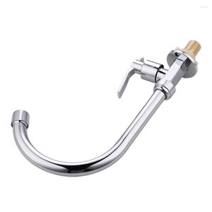 Rubinetti per lavabo da bagno 1pc Rubinetto da cucina Miscelatore alto in acciaio inossidabile Spray estraibile Rubinetto monocomando con beccuccio girevole