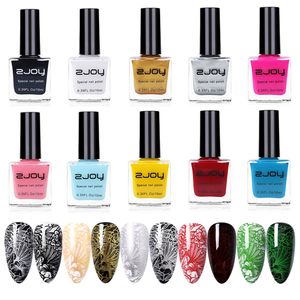 Gel de unhas 20 cores estampagem de esmalte para placas de estampagem de unhas gel de estampagem de unhas 1 pc estampagem de esmaltes laca 230706