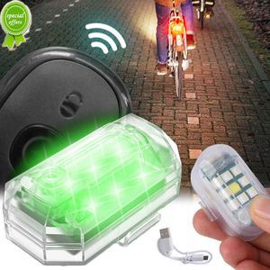 Ny trådlös fjärrkontroll Motorcykel LED Strobe Varningsljus Antikollisionslampa Blixtindikatorlampa Vattentät glödlampa