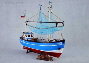 Modellset PELLWORM Modern Crab Fishing Boat Skala 1/48 Trä Modell Ship Kit Yuanqing HKD230706