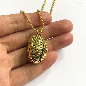 Pendant Necklaces Fashion Anatomical Humans Brain Cerebrum Human Body Organs Necklace Jewelry Gifts For Men