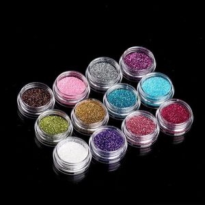 Unha Glitter 1gBox Holográfico Açúcar Brilhante Unha Glitter Pó Flocos Pó Brilhante Cromo Pigmento Polonês Manicure Decorações Nail Art Peças 230705