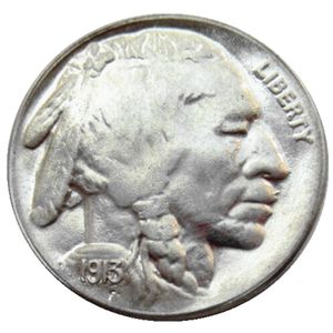 US 1913 P/D/S Buffalo Nickel Pięć centów (na podniesionej ziemi) Kopiuj monety