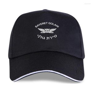 Ball Caps 2023 Исраэльская армия Специальная ИДФ Силы Ops Sayeret Palsar Golani Black Baseball Cap