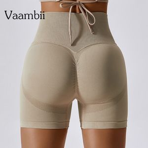 Yoga kläder Sömlösa shorts Hög midja Push Up Booty Workout Shorts Scrunch Butt Biker Shorts Yoga Pants Gym Wear Workout Clothes for Women 230705