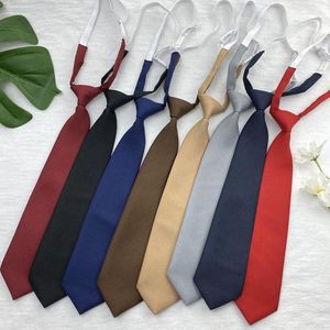 Bow Ties Solid Color Simple Free Of Knot Stripe For Men Women Students Stage Performance Neck Tie Costumes Accessories Wholesale