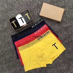 Herren-Unterwäsche, Designer-Boxer-Unterhose, atmungsaktiv, Boxer-Mann, klassische Brief-Unterhose, sexy Slips für Männer