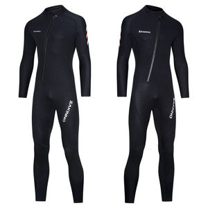 Swim Wear Men's 2MM Neoprene Wetsuit Onepiece Surfing Swimwear Diving Suit Keep Warm Snorkeling Winter Swimsuit Jellyfish Clothing 230706