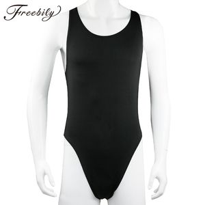 Men's Swimwear sexy underwear tight men's long sleeve elastic Thong Wetlook Skintight garment 230705