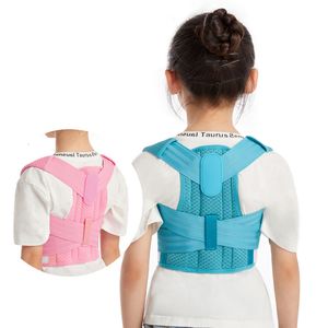 Belts Suspenders 1Pcs Adjustable Children Posture Corrector Kids Back Support Belt Orthopedic Corset Spine Lumbar Health 230705