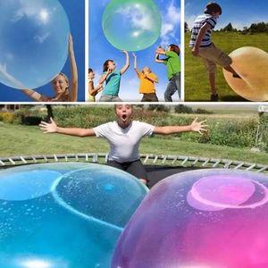 Inflatable Water Bubble Balloon Ball Soft Rubber Ball Outdoor Beach Pool Ball for Outdoor Indoor Party Play Gifts for Kids