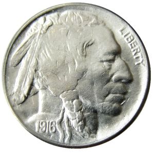 US 1916 P/D/S Buffalo Nickel Five Cents (On Raised Ground) Copy Coins