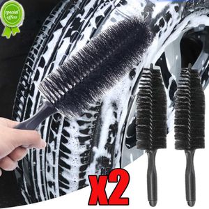 Universal Tire Cleaning Brush Tools Car Motorcycle Wheel Tyre Rim Detailing Washing Clean Nylon Bristle Brushes Tire Brush