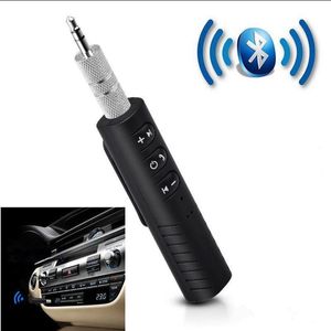 Bluetooth-mottagare Car Aux Audio Adapter klämma typ Mini Wireless Hands Music Kit för hemstereosystem Kabelansluten Headpho