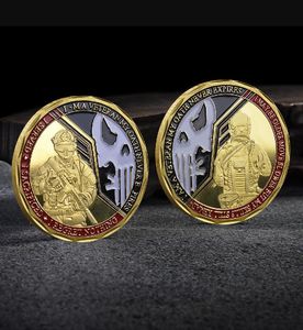 Arts and Crafts Commemorative medal Veteran fireman Commemorative coin