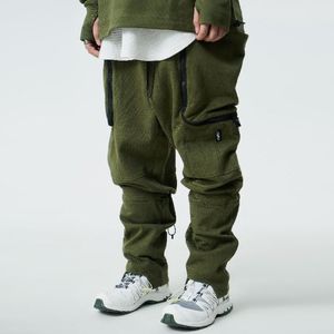 Pants Symbiotic Effect Cotton Cargo Pants Knitting Trousers Wide Side Pockets Techwear Aesthetic Streetwear Haruku