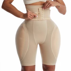 Womens Shapers High Waist Trainer Body Shaper Vadderad trosa rumpa Booty Hip Enhancer Butt Shapers Seamless Lift Up Butt Lifter Control Trosor 230707