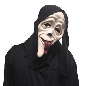 Party Masks Ghost Face Scream Movie Horror Mask Halloween Killer Cosplay Adult Costume Screaming Props Skull Script Kill Demo 230707