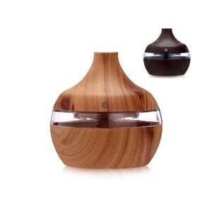 Aromatherapy Factory Price Air Humidifier Usb Aroma Diffuser Mini Wood Grain Trasonic Atomizer Essential Oil For Home Drop Delivery Dhawi