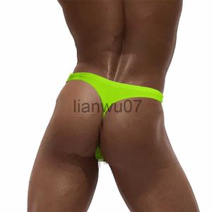 Roupa de banho masculina Sexy Tanga de banho Slip Mini Cueca Biquíni Tanga Calção de banho Gay Maiô Calções Zwembroek Desmiit J230707