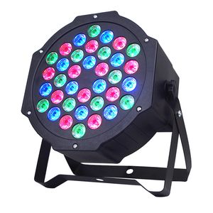 Iluminação de palco ativada por som DMX512 Luz estroboscópica RGB de 7 modos para festa de Natal interna KTV