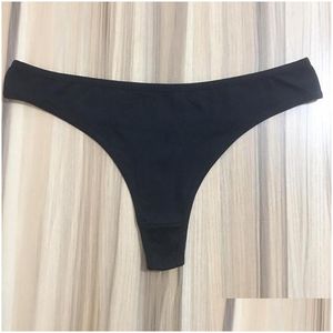 Kadınlar Külot 12 PCS bayanlar artı Boyut Kadın Seksi G-String Lingerie Femme Kadın Tanga T-Back Kadın iç çamaşırı pamuk Panty Tanga M Dhogm