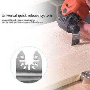 Zaagbladen 21-teiliges Multifunktions-Bimetall-Präzisionssägeblatt, oszillierendes Multitool-Sägeblatt für Renovator Power Cutting Multimaster Tools