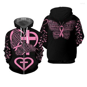 Luvtröjor herr Y2K Mode Harajuku Style Belieue Rosa Butterfly Zip Up Hoodie Långärmad huvjacka Retro Svart Oversized Sweatshirt