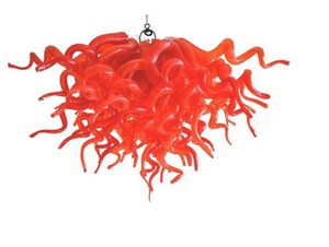 Modern Hot Sale Chandelier Luxury Aesthetic Red Ceiling Lights for Banquet Wedding Dining Room Art Pendant Lamp