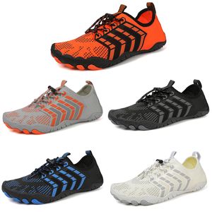 2023 quick dry breathable casual mesh wading shoes men black gray blue white orange for all terrains