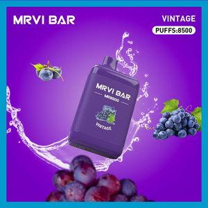 Mrvi Bar MR8500 Disponibel Vape Pen E cigarettenhet med 650mAh batteri 16ml Pod Prefilled Catridge uppladdningsbar vs Prime Flex Bar kristallstång eb design