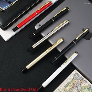 Fashion Design Brand Facet Metal Roller Ballpoint Pen Office Business Men Signature Writing Buy 2 Pens Send Gift