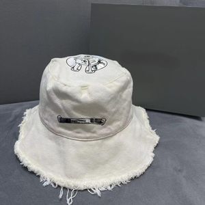 Szerokie brzeg kapelusze wiadra czapki do dziury umyta krawędź Big Brimmed Fisherman Hat Yuppie Street Concve Kształt Kapelusz przeciwsłoneczny Kobieta