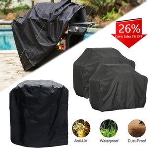 BBQ Tools Accessories Outdoor Grill Cover Weber Heavy Duty BBQ Gas Cover Durable Waterproof Anti-Dust Weather Resistant Barbecue Covers Round Square 230707