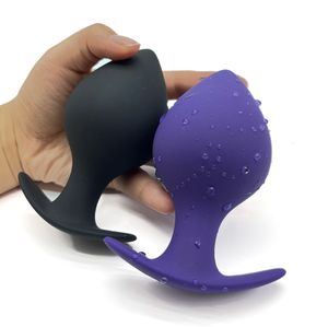 DildosDongs 3981mm Plugue Anal de Silicone Duro Fisting Masculino Próstata Massajador Contas Adulto Brinquedos Sexuais para Mulheres Dilatador 230706