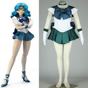 Sailor Moon cosplay Kaiou Michiru Sailor Netuno cosplay fantasias de halloween2357