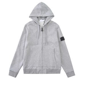 Erkek Coats Hoodie Fermuar Giyim Taşı kol bandı dekorasyon Sportswer kapüşonlu kazak sweatshirt açık kadın ceketler kapüşonlu gelgit akış tasarımı 65ess