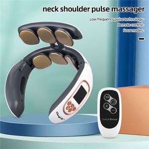 Pillowws Massaging Neck Pillowws CkeyiN pulse neck massager thermal pain relief cordless intelligent deep tissue trigger point massager sho