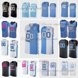 Camisas de basquete universitário NCAA XS-6XL Tar Heels da Carolina do Norte Walton Garcia Armando Bacot Creighton Lebo Wayne Ellington Anthony Harris Camisa costurada personalizada