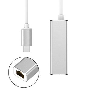 USB C LAN-adapter High Speed Type-C 3.1 Ethernet-kort för bärbar dator/dator 10/100M