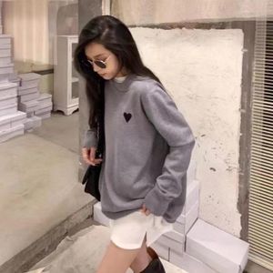 Fall designer women sweater Bowling Luxury crew-neck cashmere knitwear Fashion casual love embroidery XS-3XL